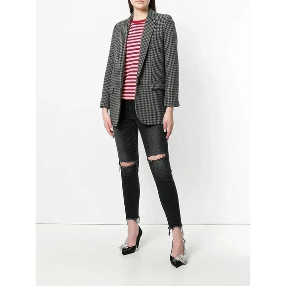 MOUSSY VINTAGE Fremont Skinny Denim Jeans Black Size 30 - Picture 3 of 11